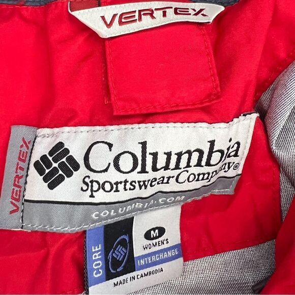 Columbia Vertex Ski Jacket. Red, White and Grey. Size M. Good Used Condition! - Picture 10 of 16